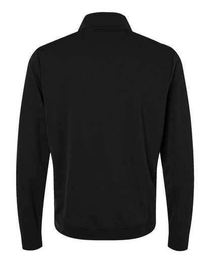 Adidas Men's Performance Lightweight Quarter-Zip Pullover A2002 #color_Black/ Grey Three