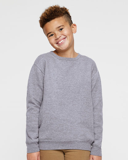 LAT Youth Elevated Fleece Crewneck Sweatshirt 2225 LAT Youth Elevated Fleece Crewneck Sweatshirt 2225