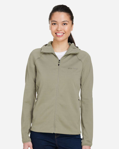 Marmot Women's Leconte Full Zip Hooded Jacket M15393 #colormdl_Vetiver
