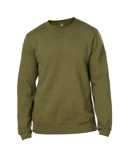 J. America Unisex Premium Fleece Crewneck Sweatshirt 8424 J. America Unisex Premium Fleece Crewneck Sweatshirt 8424