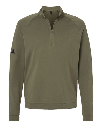 Adidas Club Quarter-Zip Pullover A598 #color_Olive Strata
