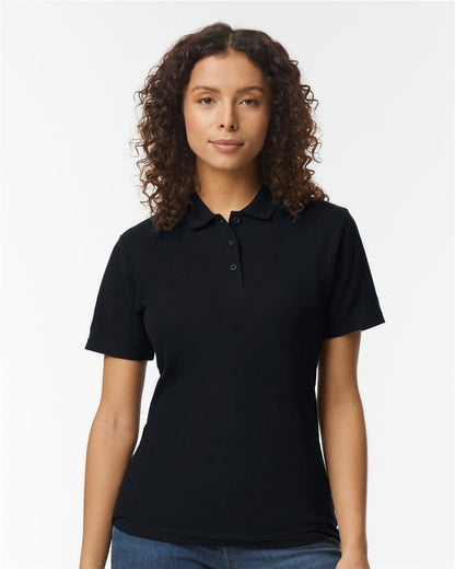 Gildan Women's Softstyle® Pique Polo 64800L Gildan Women's Softstyle® Pique Polo 64800L