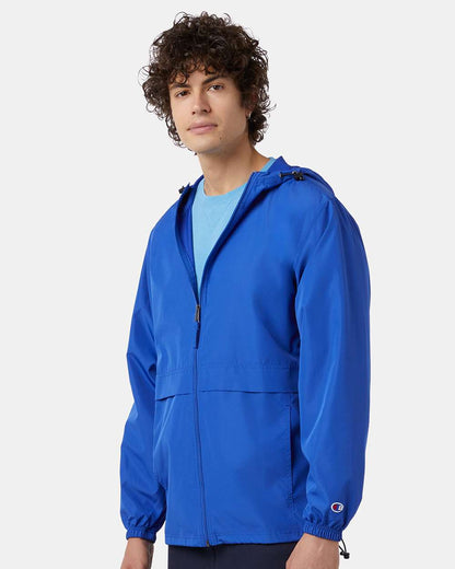 Champion Unisex Full-Zip Anorak Jacket CO125 #colormdl_Royal Blue