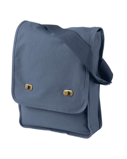 Authentic Pigment Pigment -Dyed Canvas Field Bag 1902 #color_Denim