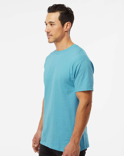M&O Men's Gold Soft Touch T-Shirt 4800 #colormdl_Diving Blue