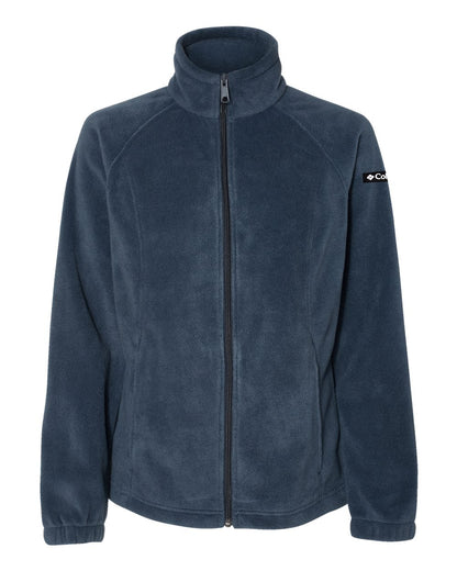 Columbia Women’s Benton Springs™ Fleece Full-Zip Jacket 212470 #color_Columbia Navy