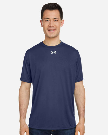 Under Armour Men's Team Tech™ T-Shirt 1376842 #colormdl_Midnight Navy/ White
