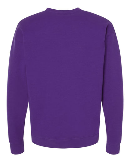 Tultex Fleece Crewneck Sweatshirt 340 #color_Purple