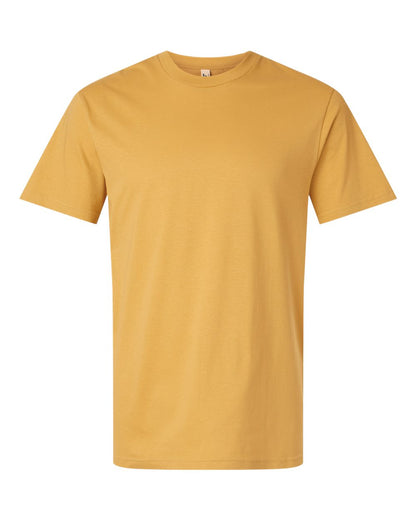 American Apparel Unisex Fine Jersey Tee 2001 #color_Mustard