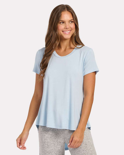 Boxercraft Women's Bamboo Scoop Neck T-Shirt BW2105 #color_Sky Blue