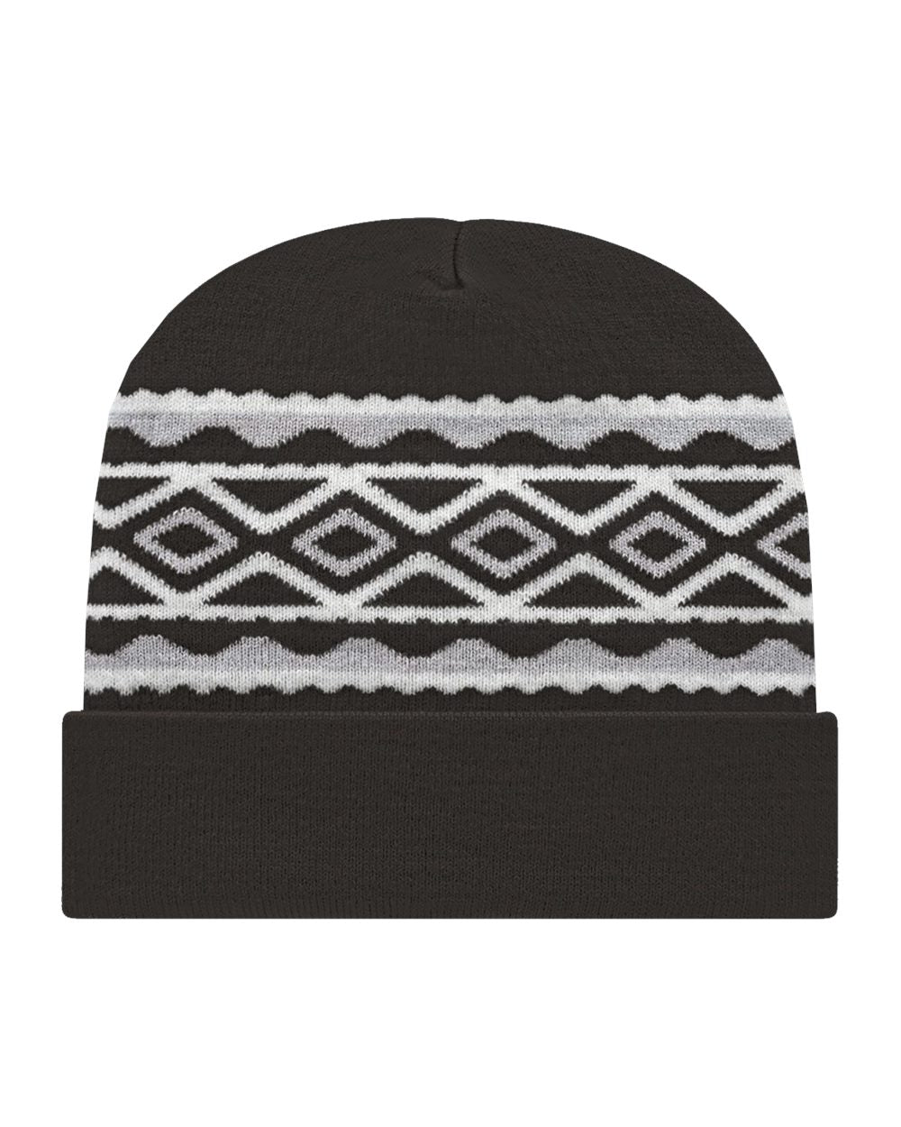 CAP AMERICA USA- Made Diamond Cuffed Beanie RKD12