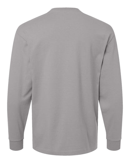 American Apparel Super Heavyweight Long Sleeve Pocket Tee 9410 #color_Gravel