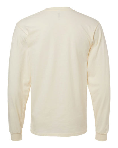 American Apparel Fine Jersey Long Sleeve Tee 2007 #color_Cream