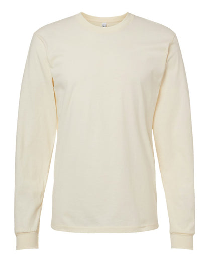 American Apparel Fine Jersey Long Sleeve Tee 2007 #color_Cream