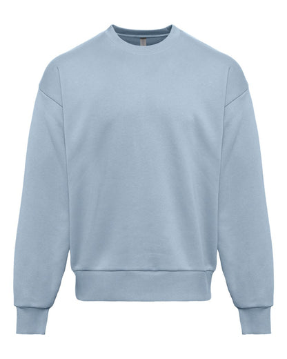 Next Level Heavyweight Crewneck Sweatshirt 9007 #color_Stonewash Denim