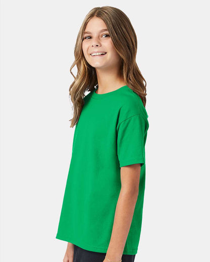 Hanes Ecosmart™ Youth T-Shirt 5370 #colormdl_Kelly Green