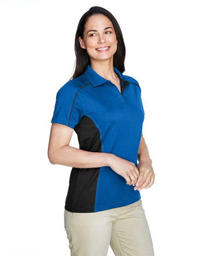 Extreme Women's Eperformance Fuse Snag Protection Plus Colorblock Polo 75113 #colormdl_True Royal/ Black