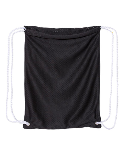 Liberty Bags Mesh Drawstring Backpack 8895 #color_Black