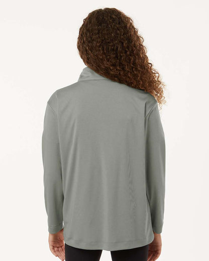AllPro Youth Pro-Lock Performance Quarter-Zip Pullover 41870Y #colormdl_Greystone
