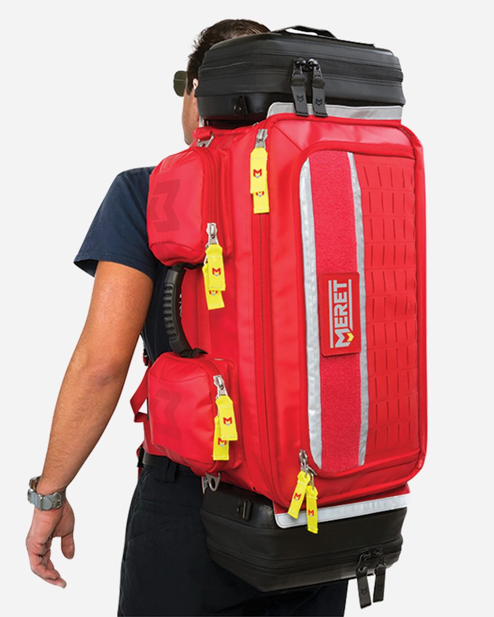 MERET OMNI™ PRO X Red Convertible Backpack Bag M8101F