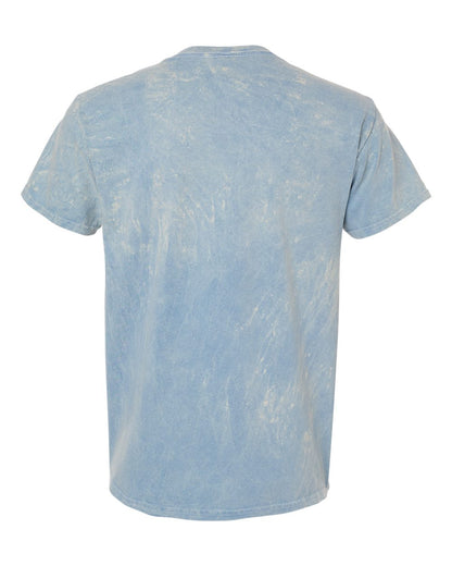 Dyenomite Mineral Wash T-Shirt 200MW #color_Polar Blue