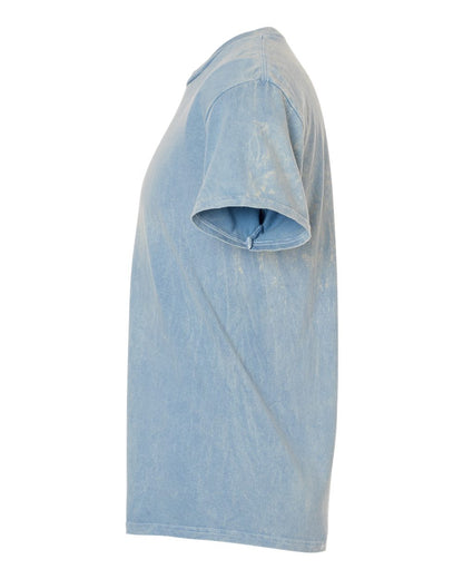 Dyenomite Mineral Wash T-Shirt 200MW #color_Polar Blue