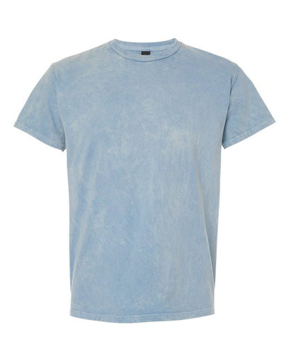 Dyenomite Mineral Wash T-Shirt 200MW #color_Polar Blue