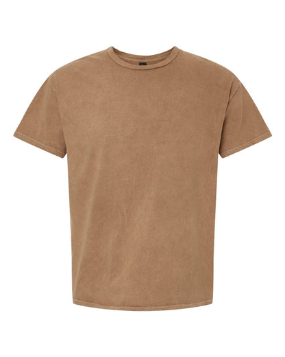 Dyenomite Mineral Wash T-Shirt 200MW #color_Weathered Brown