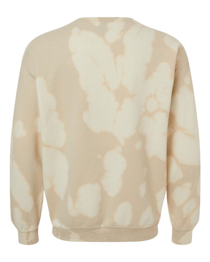 Dyenomite Essential Fleece Bleach Wash Crewneck Sweatshirt 681BW #color_Sand Gobi