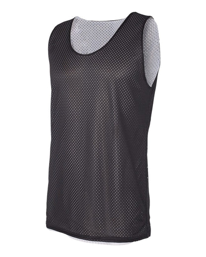 Badger Pro Mesh Reversible Tank Top 8529 #color_Black/ White