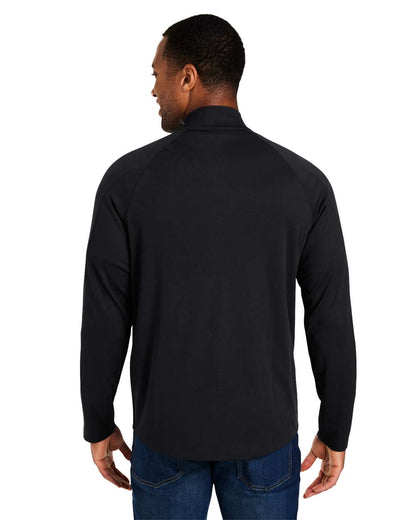 CORE365 Men's Origin Performance Pique Quarter-Zip Pullover CE418 #colormdl_Black/ Carbon