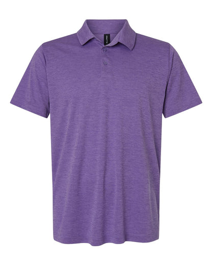 AllPro Men's Pro-Lock Performance Mélange Polo 4HM00 #color_Violet Melange