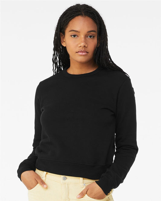 BELLA + CANVAS Women's Sponge Fleece Classic Crewneck Sweatshirt 7511