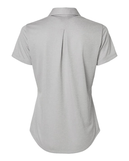 Adidas Women's Space Dyed Polo A592 #color_Grey One Heather