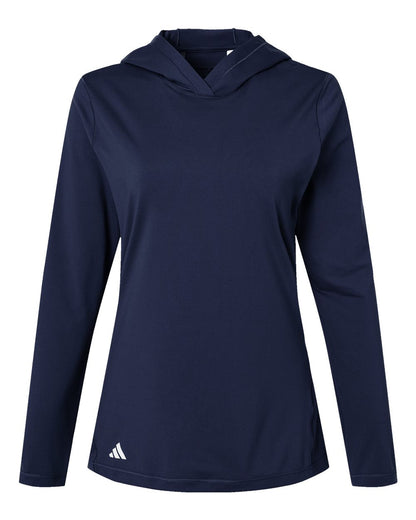 Adidas Women's Performance Hooded Pullover A1003 #color_Collegiate Navy
