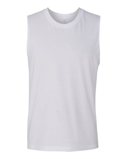 BELLA + CANVAS Jersey Muscle Tank 3483 #color_White