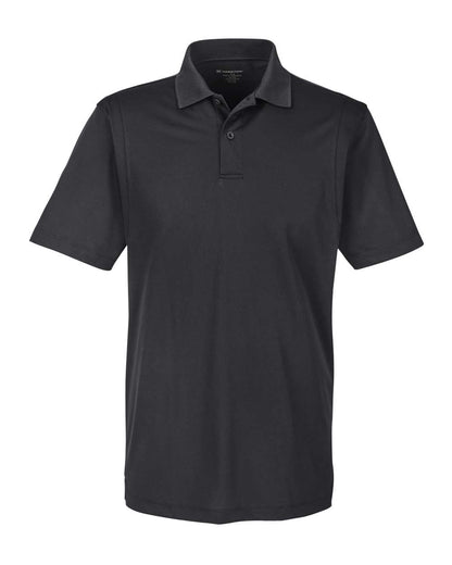 Harriton Men's Micro Piqué Polo M354 #color_Black