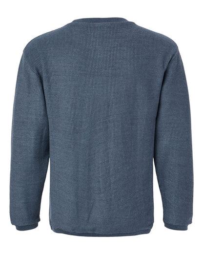 MV Sport Unisex Corded Crewneck Sweatshirt 19179 #color_Navy