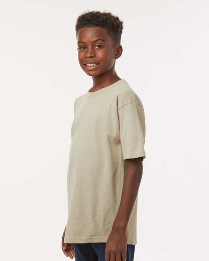 M&O Youth Gold Soft Touch T-Shirt 4850 #colormdl_Sand