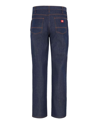 Dickies Straight 5-Pocket Jeans 9333 #color_Indigo Rigid - 39 Unhemmed
