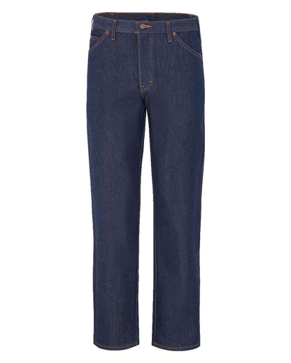 Dickies Straight 5-Pocket Jeans 9333 #color_Indigo Rigid - 39 Unhemmed