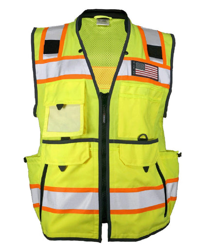 Kishigo Unisex Ultimate Construction Class 2 Vest 1823 Kishigo Unisex Ultimate Construction Class 2 Vest 1823