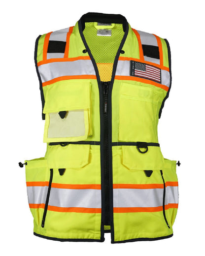 Kishigo Women’s Ultimate Construction Class 2 Vest 1824 Kishigo Women’s Ultimate Construction Class 2 Vest 1824