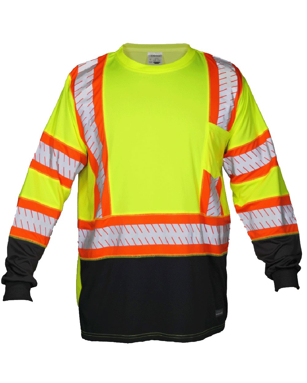 Kishigo Unisex DOT Class 3 Long Sleeve T-Shirt 9181