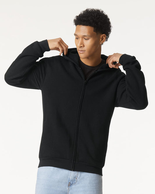 American Apparel Unisex ReFlex Fleece Full-Zip Hoodie Sweatshirt RF497