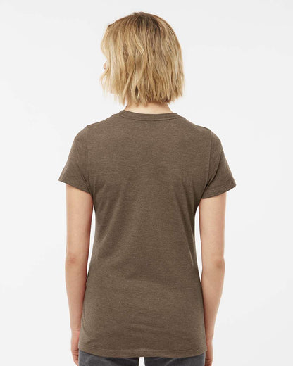 Tultex Women's Premium Cotton Blend T-Shirt 542 #colormdl_Brown Heather