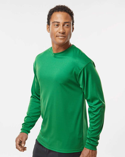 C2 Sport Performance Long Sleeve T-Shirt 5104 #colormdl_Kelly