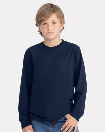 Next Level Youth Cotton Long Sleeve T-Shirt 3311 Next Level Youth Cotton Long Sleeve T-Shirt 3311