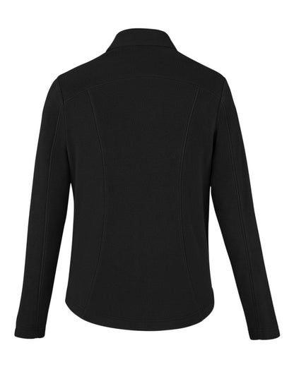 Devon & Jones Women's CrownLux Performance® Fleece Full-Zip Jacket DG730W #color_Black