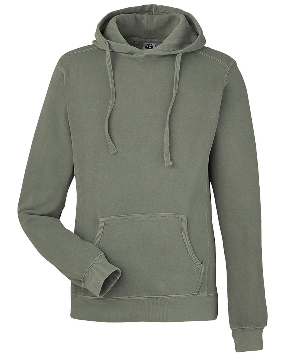 J. America Unisex Pigment-Dyed Fleece Hooded Sweatshirt 8730